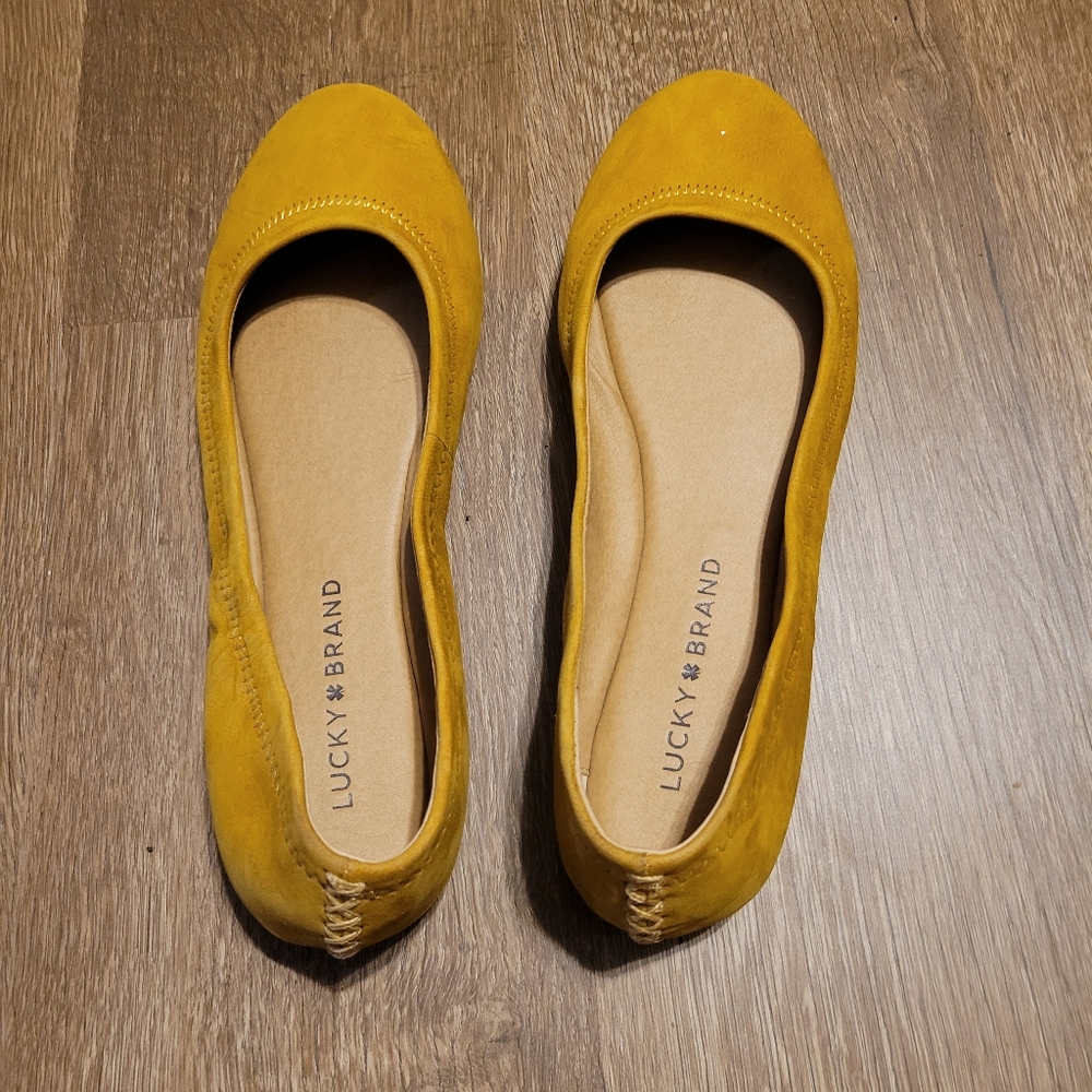 Lucky Brand Mustard Yellow Women's Flats
